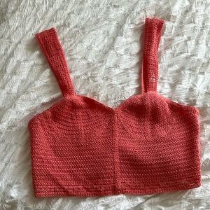 Aqua brand crochet tank top